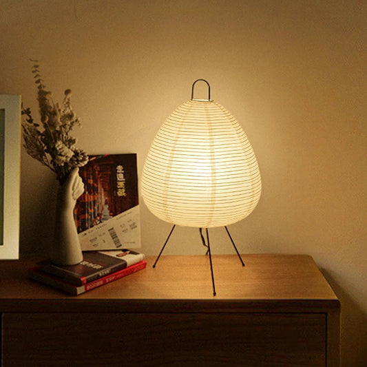 Japanese Design Paper Lantern Desk Lamp