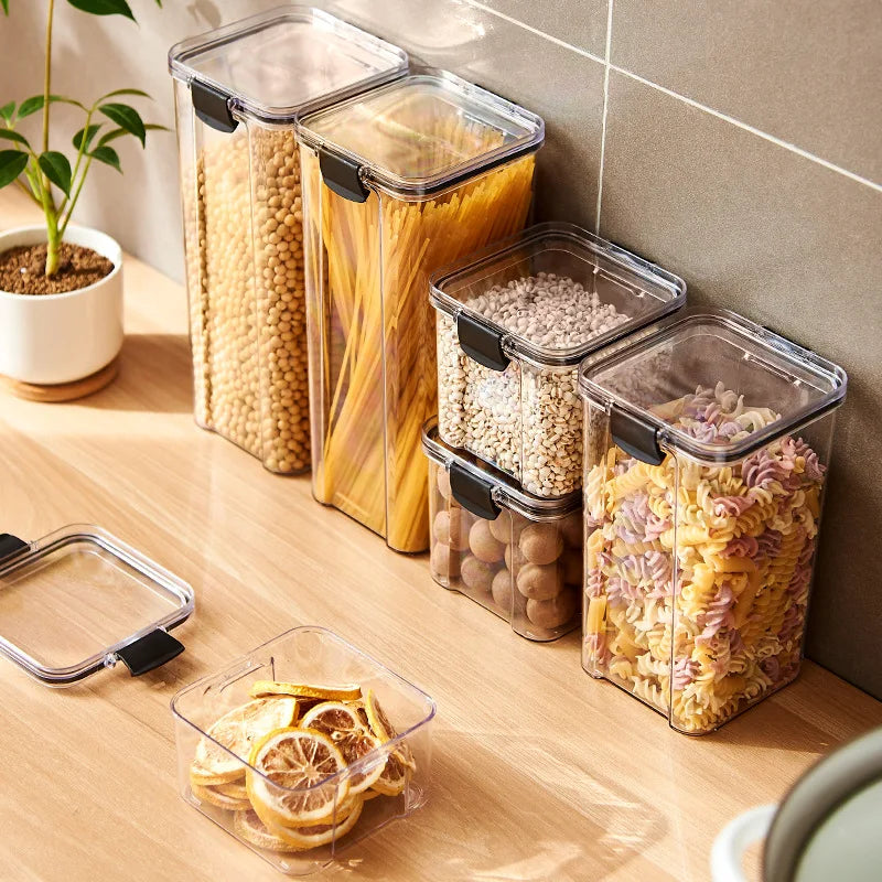 Airtight Kitchen Storage Jars Set