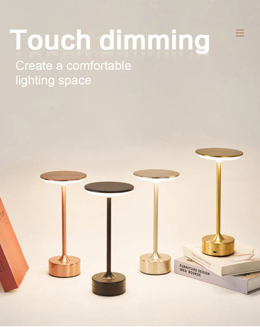 LED Rechargeable Table Lamp for Home & Bar