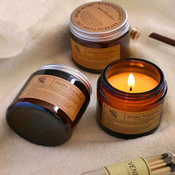 Amber Glow Candle